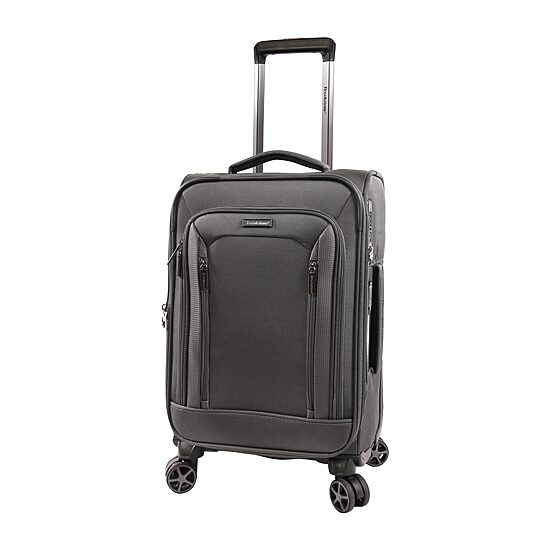 Brookstone Elswood 21 Inch Softside Lightweight Carry-On Spinner Luggage