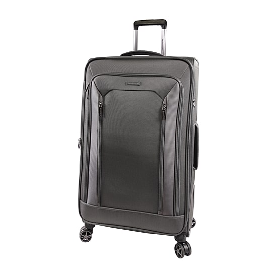 Brookstone Elswood 29 Inch Softside LIGHTWEIGHT Checked Spinner Luggage