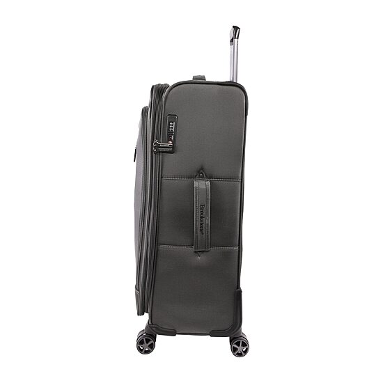 Brookstone Elswood 29 Inch Softside LIGHTWEIGHT Checked Spinner Luggage