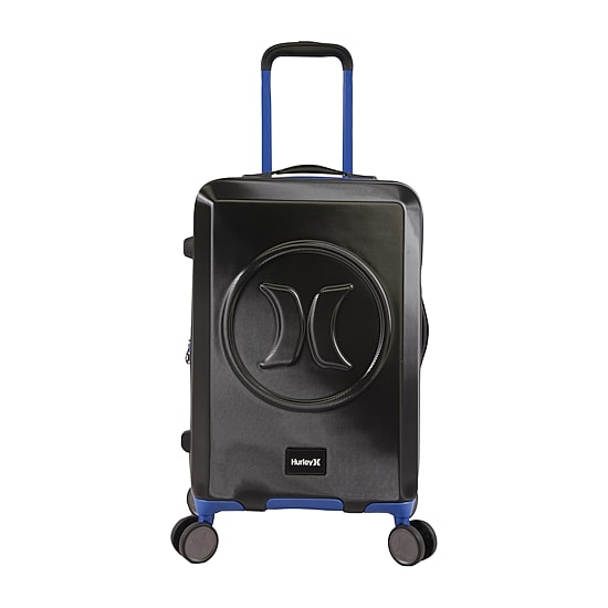 Hurley Wave 21 Inch Hardside Lightweight Carry-On Spinner Luggage