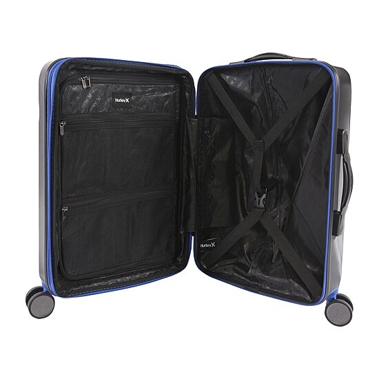 Hurley Wave 21 Inch Hardside Lightweight Carry-On Spinner Luggage