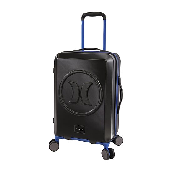Hurley Wave 21 Inch Hardside Lightweight Carry-On Spinner Luggage