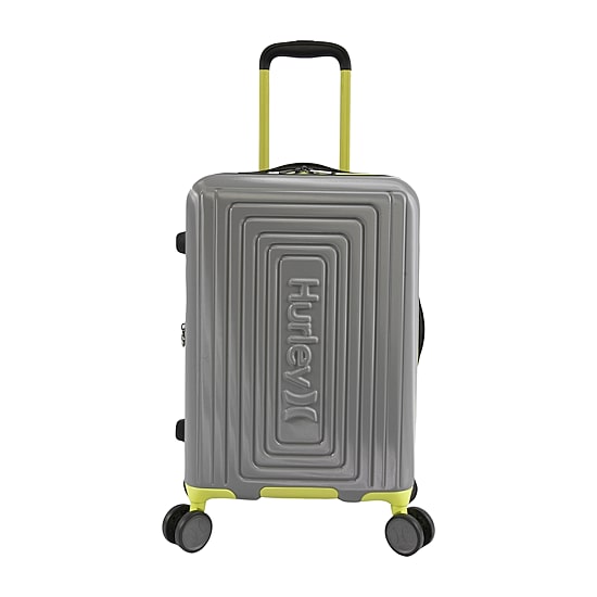 Hurley Suki 21 Inch Hardside Lightweight Carry-On Spinner Luggage