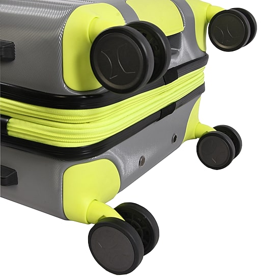 Hurley Suki 21 Inch Hardside Lightweight Carry-On Spinner Luggage