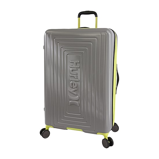 Hurley Suki 29 Inch Hardside Lightweight Checked Spinner Luggage