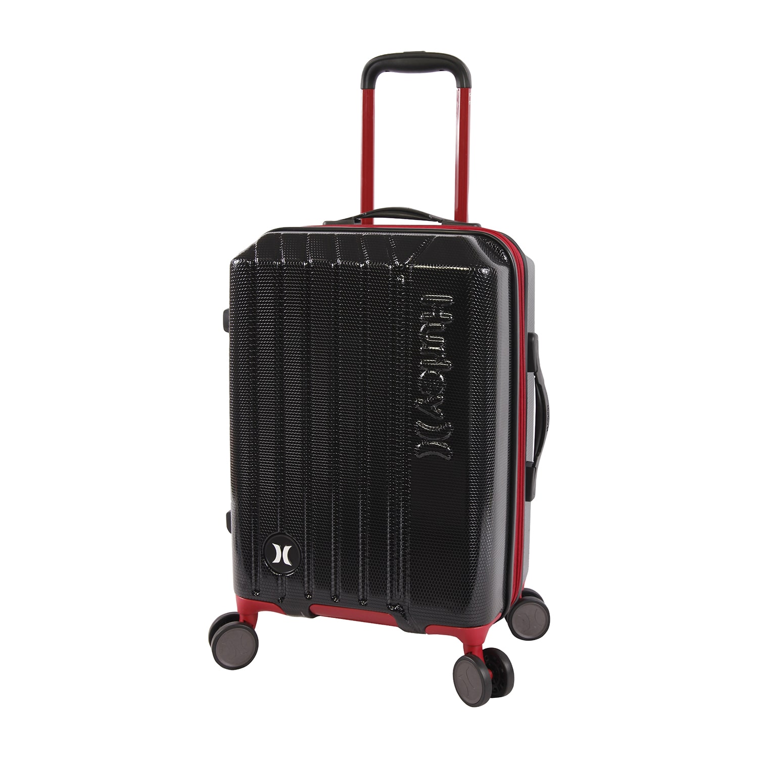 Hurley Swiper 21 Inch Hardside Lightweight Carry-On Spinner Luggage