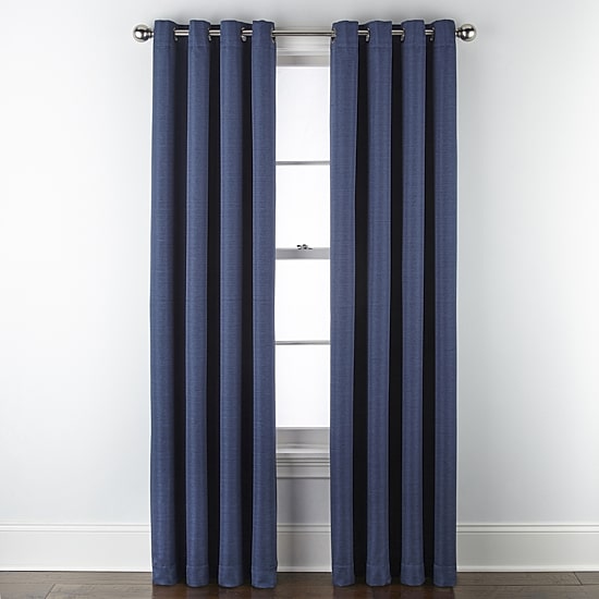 Max Blackout Prescott Grommet Top 100% Blackout Single Curtain Panel
