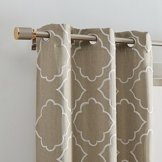 Threadmade Valian Grommet Top Energy Saving Blackout Set of 2 Curtain Panel
