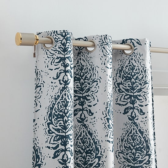 Threadmade Raja Grommet Top Energy Saving Blackout Set of 2 Curtain Panel