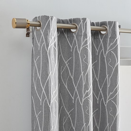 Threadmade Sterling Grommet Top Energy Saving Blackout Set of 2 Curtain Panel