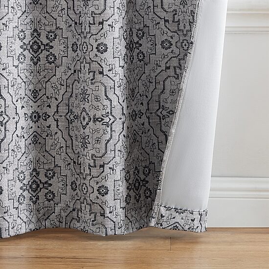 Threadmade Berber Grommet Top Energy Saving Blackout Set of 2 Curtain Panel