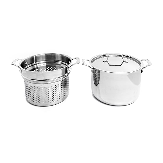 BergHOFF Pro Straight Stainless Steel Tri-Ply 3pc. Pasta Set