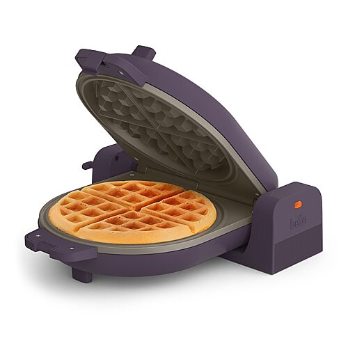 Bella Flip & Store Waffle Maker In Purple