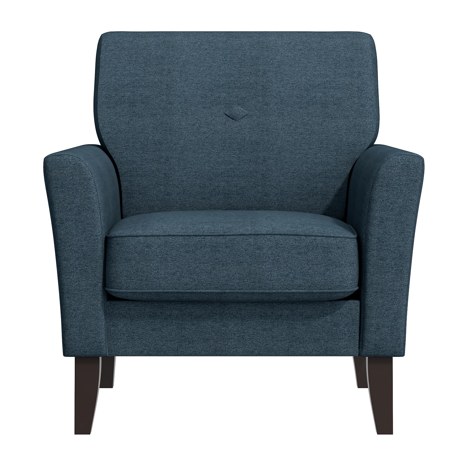 Alex Transitional Flared Arm Accent Chair Velour