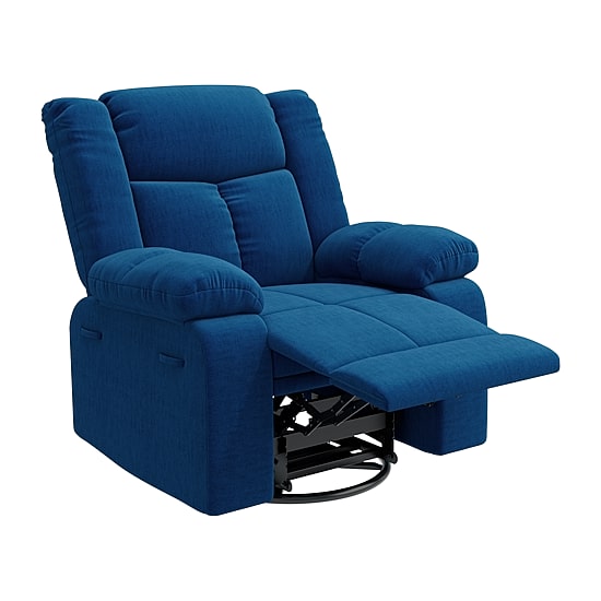 ProLounger Traditional Swivel Glider Recliner in Plush Velvet