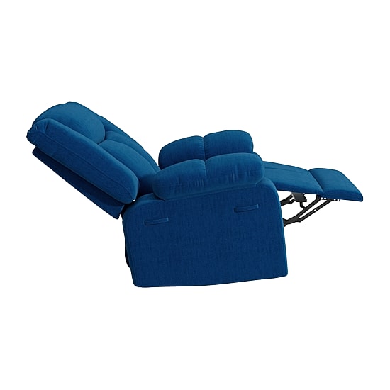 ProLounger Traditional Swivel Glider Recliner in Plush Velvet