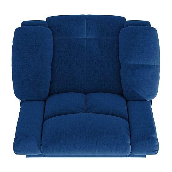ProLounger Traditional Swivel Glider Recliner in Plush Velvet