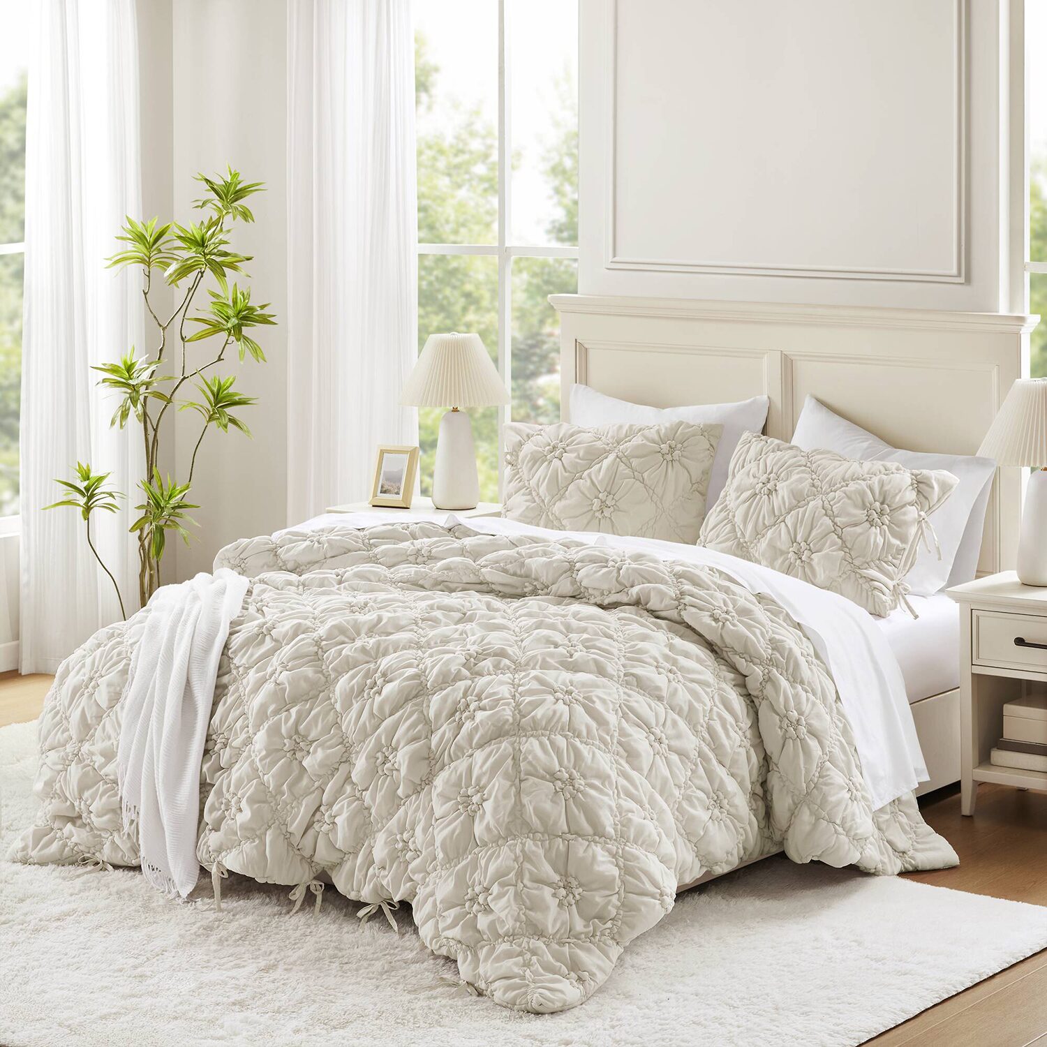 Intelligent Design Graley Puffy Floral Comforter Set