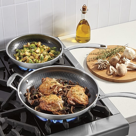 Cuisinart FusionPlus Stainless Steel 2-pc. Skillet Set