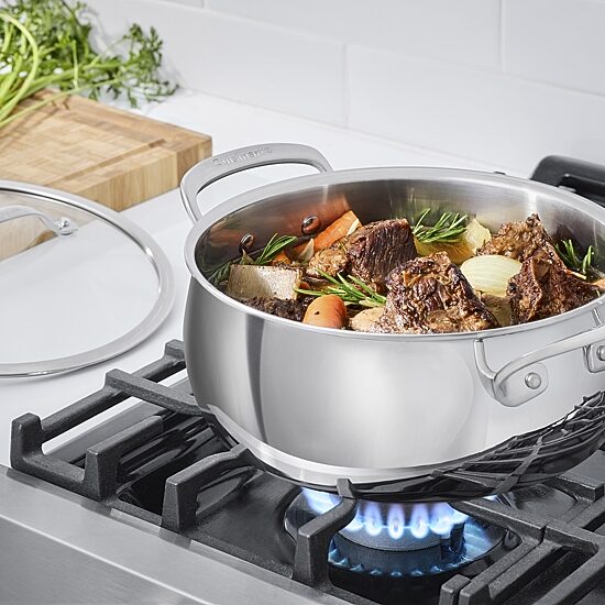 Cuisinart PureClad Tri-Ply Stainless Steel 4.5-qt. Dutch Oven