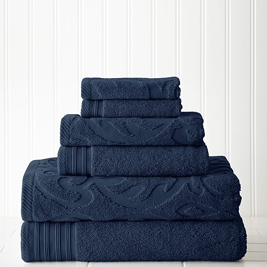 Pacific Coast Textiles™ Medallion Swirl 6-pc. Bath Towel Set