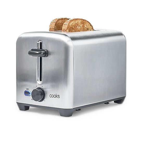 Cooks 2-Slice Stainless Steel Toaster