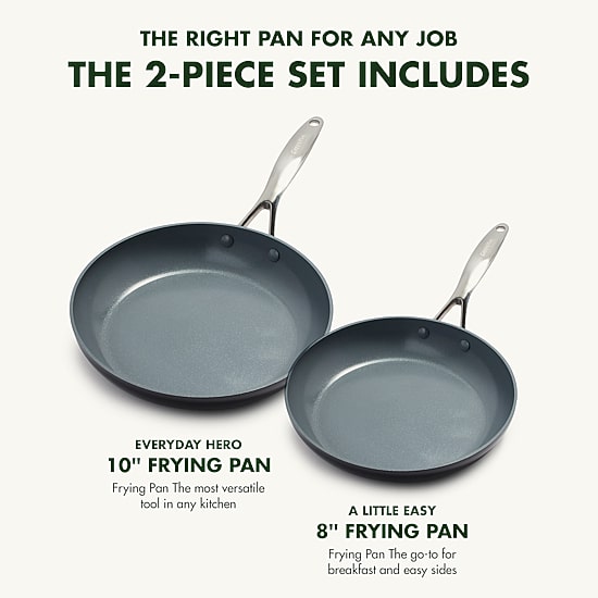 GreenPan Valencia Pro Ceramic Non-Stick 2-pc. Frying Pan