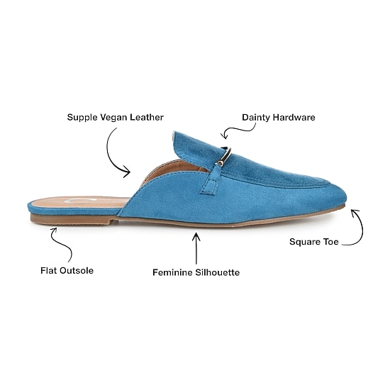 Journee Collection Ameena Womens Round Closed Toe Mules