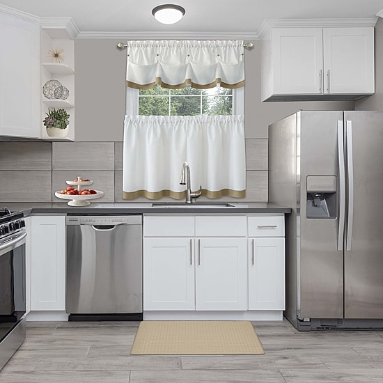 Achim Woven-Embossed Anti-Fatigue Kitchen Mat