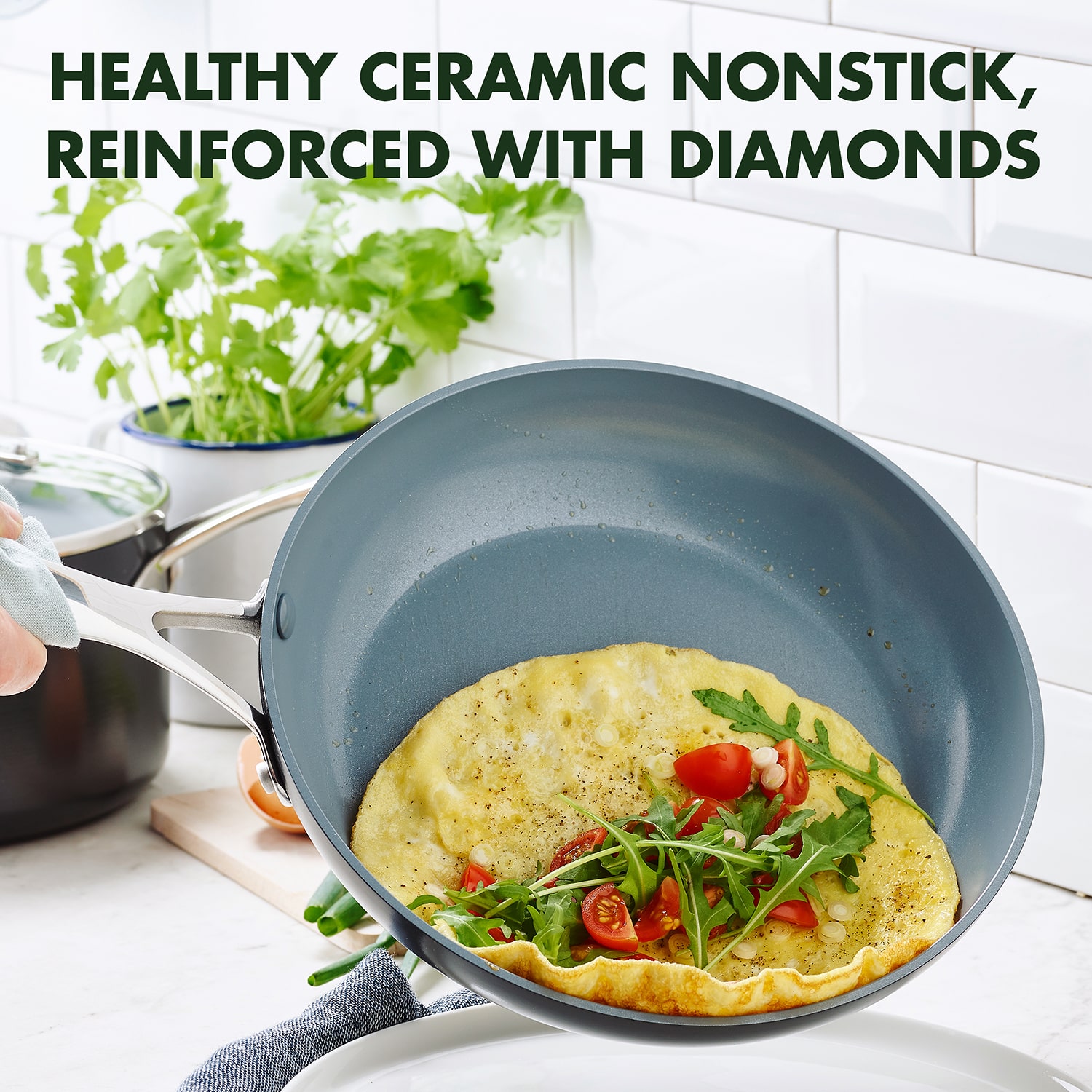 GreenPan Valencia Pro 10 Inch Hard Anodized Ceramic Frying Pan