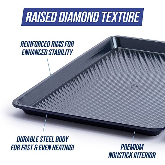 Blue Diamond 2-pc. Non-Stick 13X18" Cookie Sheet