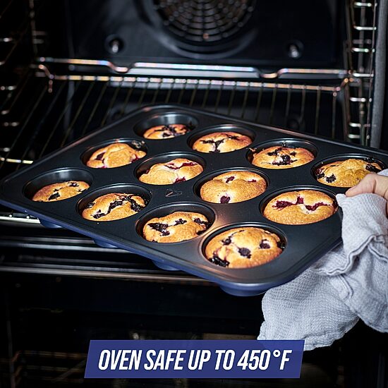 Blue Diamond Non-Stick 12-Cup Muffin Pan