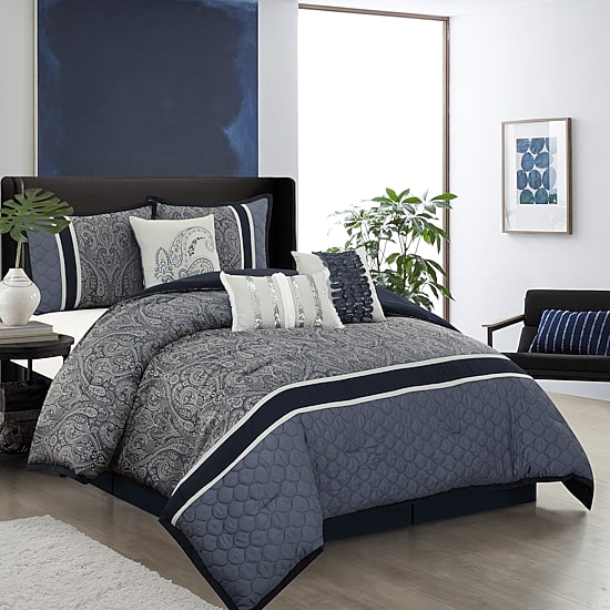 Stratford Park Gustave 7pc Midweight Comforter Set