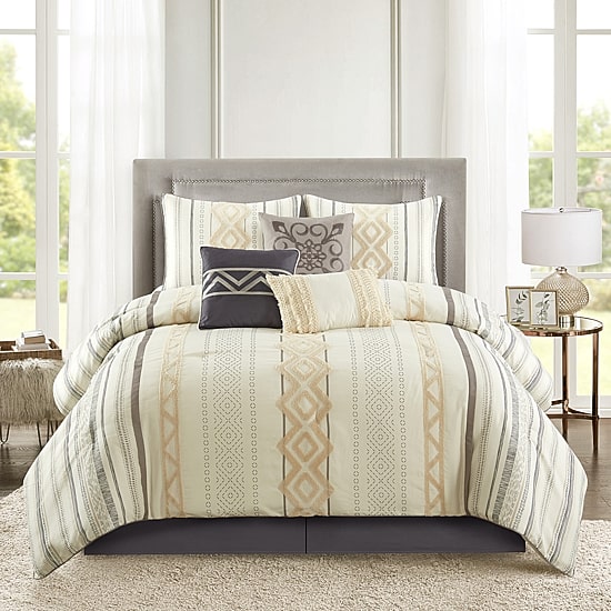 Stratford Park Savina 7pc Midweight Comforter Set