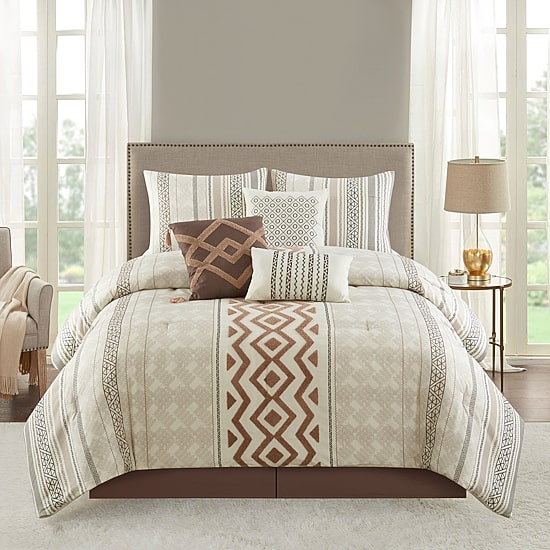 Stratford Park Jaynie 7pc Midweight Comforter Set