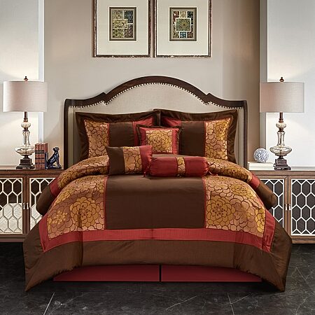 Queen Street Brianna 3-pc. Midweight Comforter Set, Color: Forest