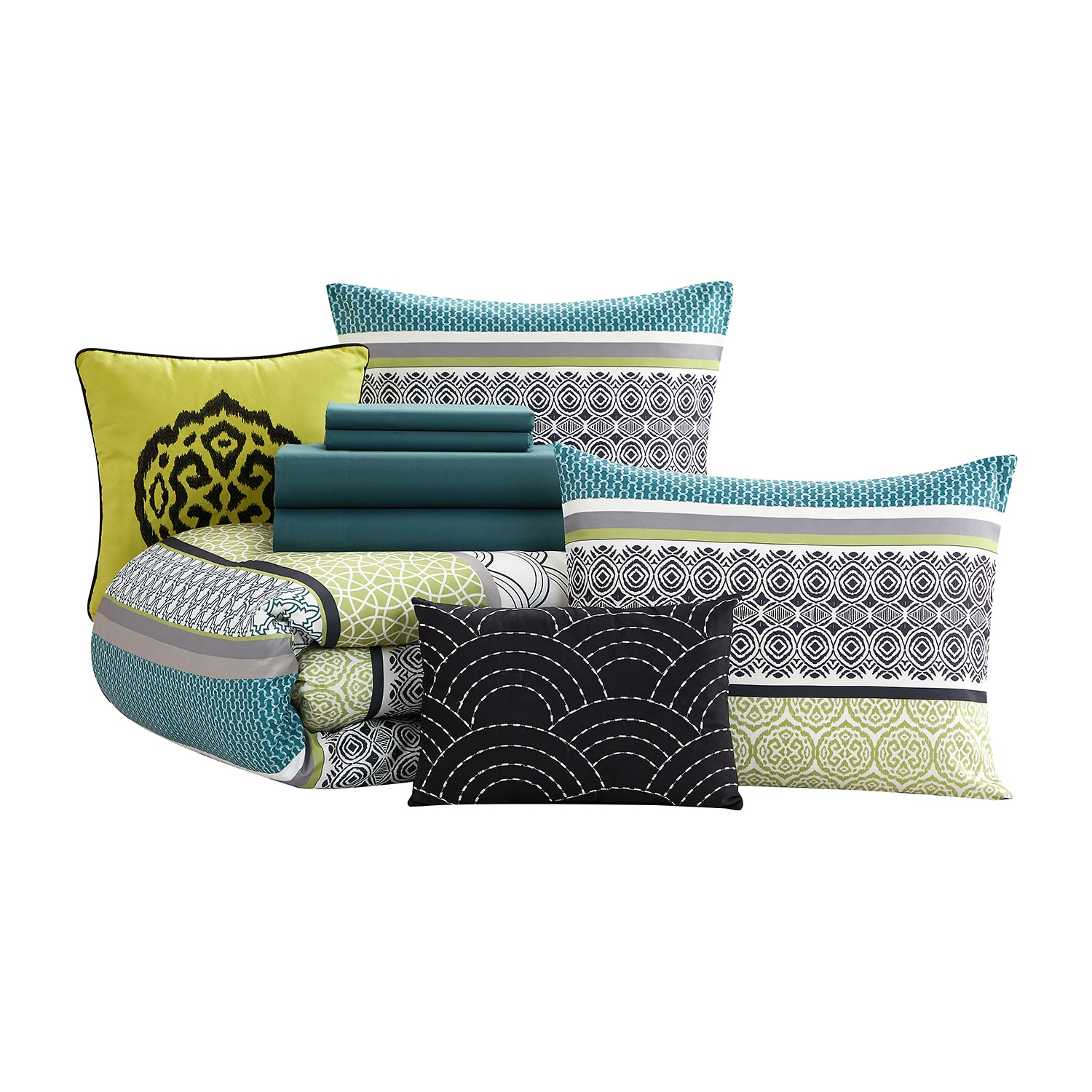 Stratford Park Eva 10pc. Midweight Comforter Set