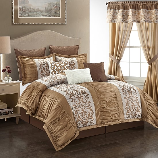 Stratford Park Lucinda 9pc. Midweight Comforter Set