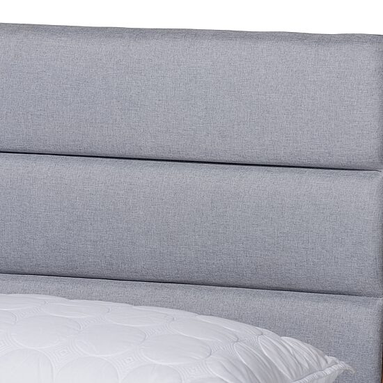 Jarlan Upholstered Rectangle Bed