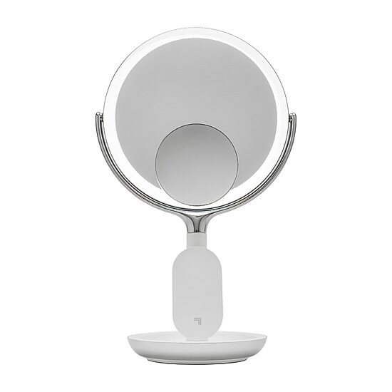 Sharper Image SpaStudio Vanity 8-Inch Mirror With Qi Wireless Charging