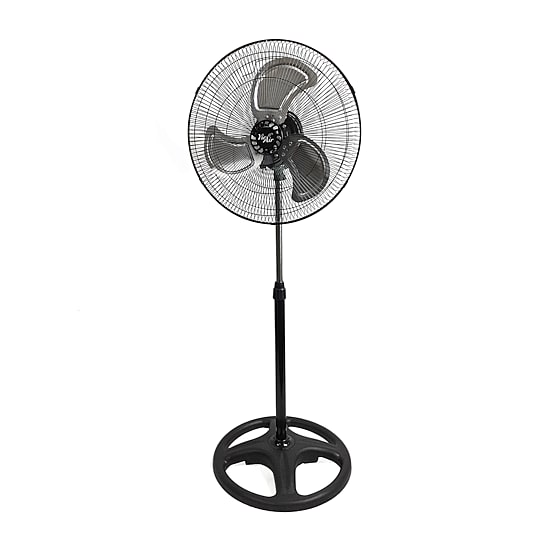 Vie Air 18" Industrial Heavy Duty Pedestal Oscillating Metal Stand Fan