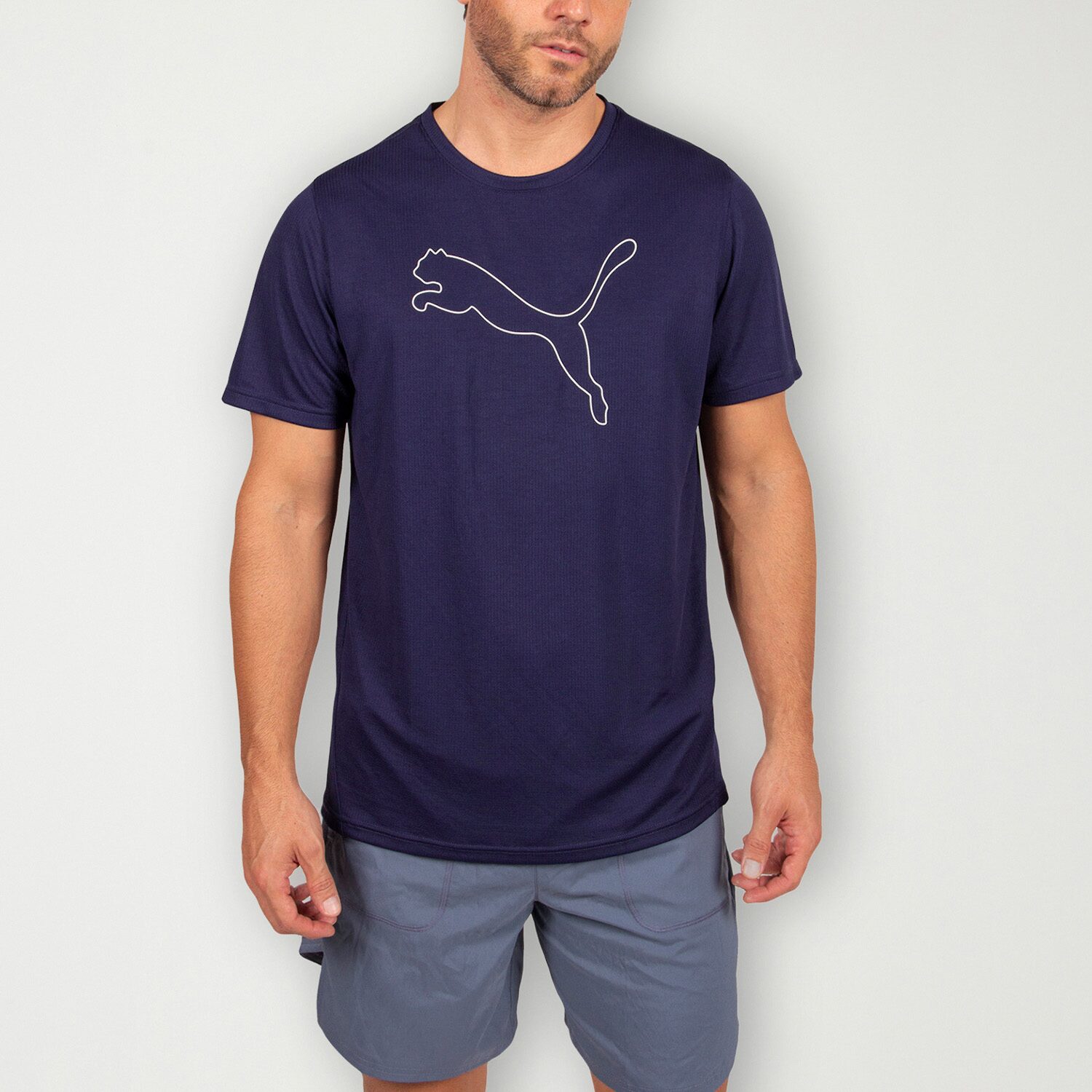 PUMA Mens Crew Neck Short Sleeve Regular Fit Graphic T-Shirt