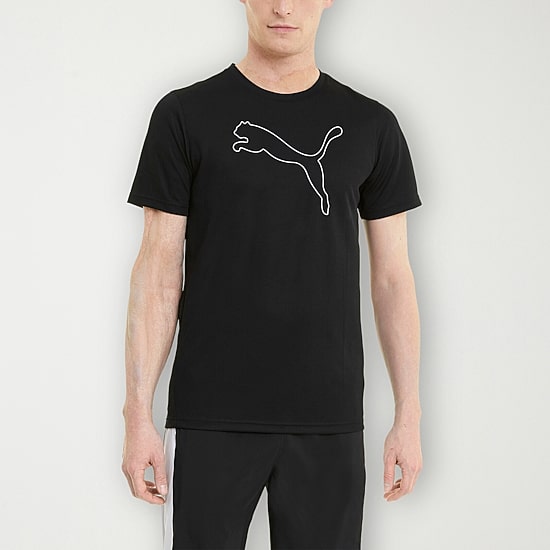 PUMA Mens Crew Neck Short Sleeve Regular Fit Graphic T-Shirt