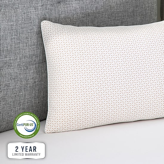 Bodipedic Home Memory Foam Cluster Pillow With Copper Cover