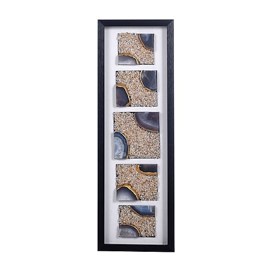 Stylecraft Agate Blue Shadow Box Art