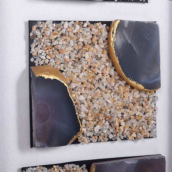 Stylecraft Agate Blue Shadow Box Art