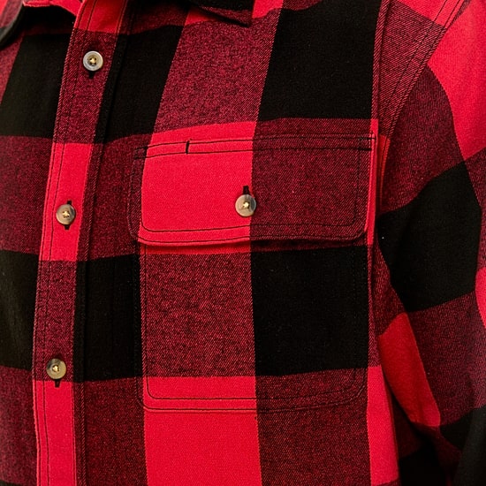 Hallstatt® Mens Long Sleeve Regular Fit Flannel Shirt