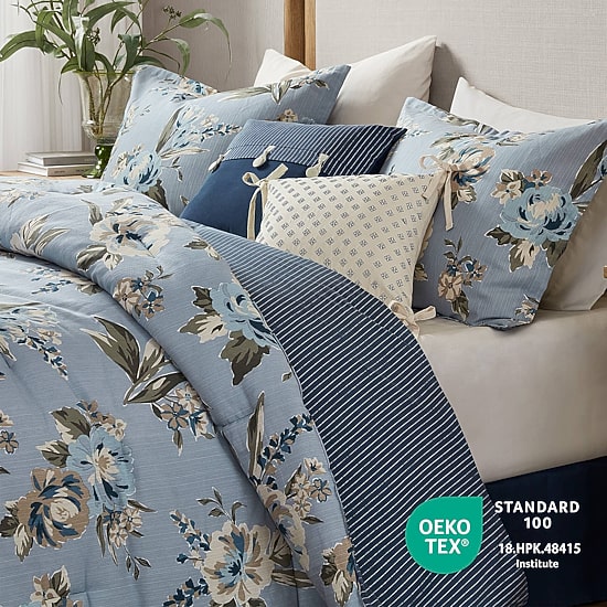 Madison Park Isadora Vintage Floral 7-pc. Reversible Comforter Set