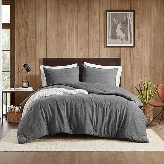 Woolrich Mckenzie Cotton Twill Washed Comforter Set