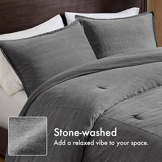 Woolrich Mckenzie Cotton Twill Washed Comforter Set